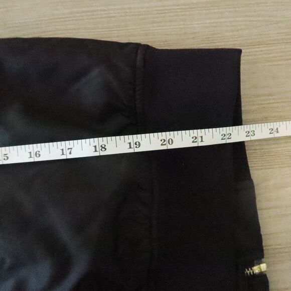 ARITZIA WILFRED flight bomber jacket black zip padded S warm casual preppy fall - Picture 8 of 9